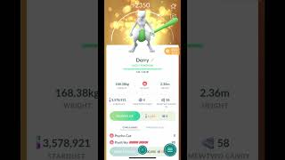 Shiny Mewtwo but…pokemongoshorts [upl. by Balling]