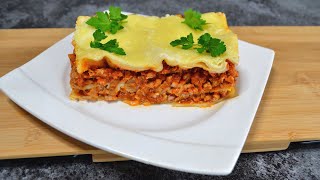 Lasagne z mięsem mielonym  Jak zrobić  Smakowite Dania [upl. by Wedurn883]