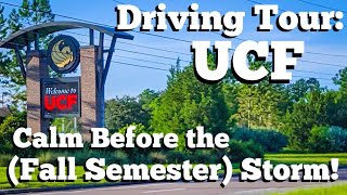 Driving Tour UCF Campus Two weeks before Fall 2021 Semester As quiet as it gets [upl. by Erickson]