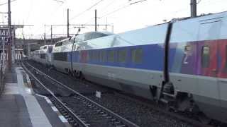 Freinage TGV Toulouse Paris en gare dAgen [upl. by Mobley180]