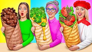 Me vs Grandma Cooking Challenge  Fantastic Food Hacks by Multi DO Challenge [upl. by Albie]