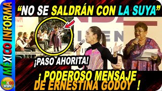 TÓMALA PAPÁ ERNESTINA GODOY ACOMPAÑA A SHEINBAUM Y MANDA MENSAJE AL PRI Y AL PAN [upl. by Edith223]