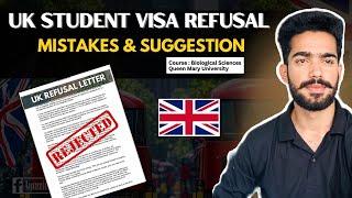 UK Refusal Letter  UK visa Rejection Reason  UK interview questions and answers [upl. by Birchard]