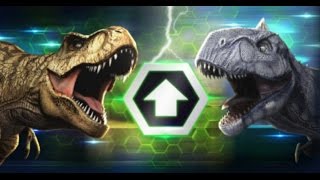 Jurassic World The Game  BOOSTED quotDinosaur Days Of Africaquot  Full Battle [upl. by Nordek]