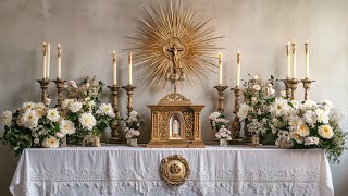 Gregorian Chants  Eucharistic Adoration  Catholic Music for Prayer [upl. by Cohberg495]