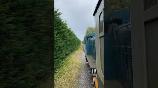 Departing Leeming Bar On The Wensleydale Railway Behind BR Blue 03144 [upl. by Lara]