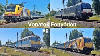 Vonatok Fonyódon 8 [upl. by Brinkema785]