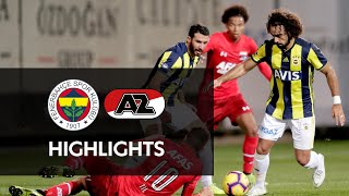 Fenerbahçe SK  AZ  Full Match  Friendly [upl. by Orag309]