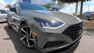 2022 Hyundai Sonata SEL PLUS  Hampton Gray  Black Interior  222377 [upl. by Zoha]