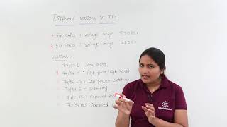 Versions in Transistor Transistor Logic [upl. by Haerr]