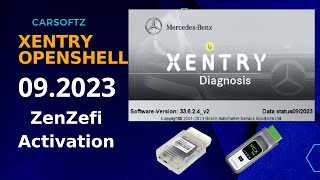 Installation Xentry Openshell XDOS 202309 MercedesBenz SDConnect C4 C5 C6 VCX SE [upl. by Balduin445]