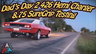 Dads Day 2 426 Hemi Powered 1968 Dodge Charger RT vs Suregrip Mopar 875 Youll never believe it [upl. by Morgun713]