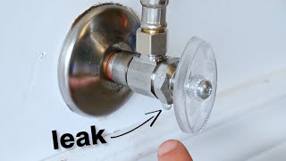 How To RemoveInstall a LEAKYNEW SHUTOFF Valve Compression Soldered or Push fit  GOT2LEARN [upl. by Hedberg]