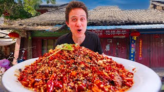 Death by Chili🌶️ SPICIEST CHINESE FOOD in Hanzhong China 🇨🇳 [upl. by Pasahow]