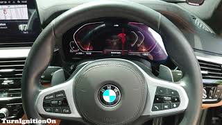 2022 BMW 520d M Sport  Startup [upl. by Egroeg]