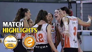 Vakıfbank vs Eczacibaşi Dynavit  Highlights  Vodafone Sultanlar Ligi 20242025 [upl. by Aimek]