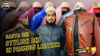 Best Leather Jacket In Delhi सबसे सस्ती लैदर जैकेट😳 Jafrabad Jacket Market [upl. by Eidok]