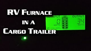 RV Furnace in a Cargo Trailer [upl. by Bolanger96]