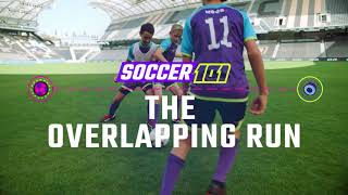 What is an Overlapping Run  Soccer Skills by MOJO [upl. by Sadira552]