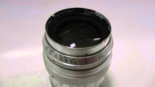 Steinheil Culminar 85mm f28 00197 [upl. by Natty294]