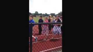 Buckman Heights 5th Graders entering the stadium [upl. by Alleinad]