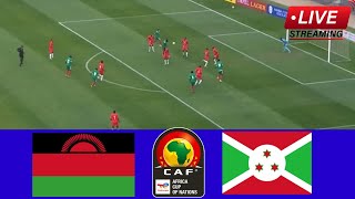 🔴LIVE Malawi vs Burundi  Africa Cup of Nations Qualifiers 202425  Todays Match Streaming [upl. by Enigroeg672]