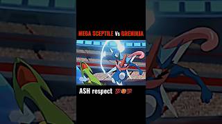 Mega Sceptile Vs Greninja respect pokemon shorts [upl. by Akyre387]