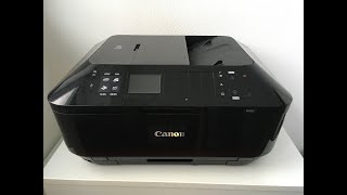 Canon Drucker Multifunktionsgerät MX 925  schlechter Ausdruck  verschwommen  Druckkopf ausrichten [upl. by Notgnirrac]