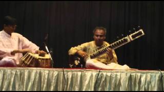 Pt Sanjoy Bandopadhyay  MiyankiMalhar on Sitar [upl. by Araas376]