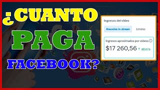 ¿Cuánto paga FACEBOOK por REPRODUCCIONES [upl. by Leonteen]