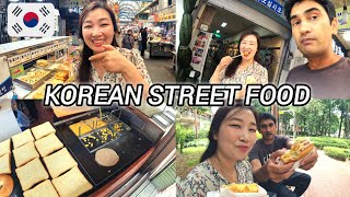 Korean Street food  Korean Toast [upl. by Icram590]