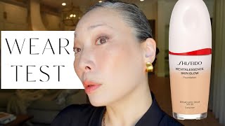 NEW Shiseido Revitalessence Foundation Wear Test [upl. by Adnola]