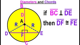 Geometry  Ch 6 Circles 10 of 39 Diameters and Chords [upl. by Rekcut876]