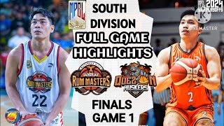 FINALS GAME 1  MPBL HIGHLIGHTS  BATANGAS VS QUEZON  SOUTH DIVISION FINALS 2024 mpbl [upl. by Clynes]