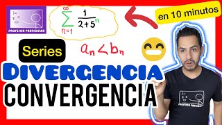 ✅Divergencia y convergencia de Series  Criterio de comparación  Cálculo Integral [upl. by Nilok650]