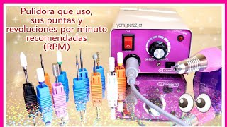 Drill para uñas como usarlo y que son las RPM [upl. by Ayerhs357]