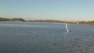 RC Segelboot Smaragd Robbe RC sail boat [upl. by Ymma]