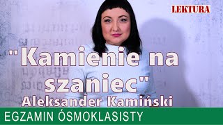 30 quotKamienie na szaniecquot Aleksander Kamiński Omówienie i streszczenie lektury na egzamin [upl. by Elberta426]