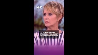 Actress Cynthia Nixon explains why she calls for ceasefire in Gaza [upl. by Akeimat303]