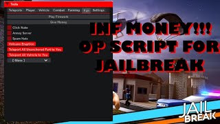 Roblox Hack Script  Tesla Hub Best Jailbreak GUI Ever  Jailbreak Hack  Click Nuke [upl. by Enirhtak]