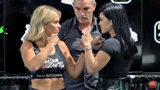 PAIGE VANZANT amp RACHEL OSTOVICH STARE EACH OTHER DOWN GO FACE TO FACE AT FINAL PRESS CONFERENCE [upl. by Toole437]