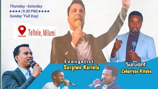 Beeksiisa Kirusade Haafura ATalattalleetti Geggeffamuu  Gospel Festival At Teltele Woreda Announce [upl. by Ayahc]