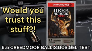 EXPLOSIVE BULLETS 65 Creedmoor Winchester Deer Season XP 125gr Ammo Test [upl. by Derdle299]