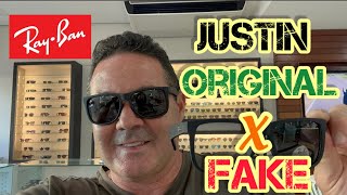 Ray Ban Justin Original VS Falso como saber rayban verbim [upl. by Coco]