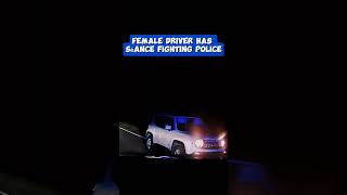 PIT Maneuver on Reckless Jeep Compass  Female driver has seance fighting police [upl. by Liane790]