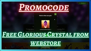 Free Glorious Crystal Promocode  MCOC  30th August [upl. by Aihsilat]