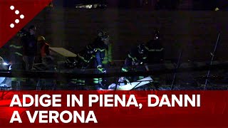 LIVE Adige in piena a Verona cede impalcatura Ponte Nuovo diretta video [upl. by Sel988]