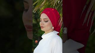 Showcase of Instant Turban Hijab Pleated Lightweight Aerobin Scarf Head Turban  HT108A [upl. by Oca]