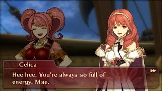 Fire Emblem Echoes Shadows of Valentia  Mae amp Celica Support Conversations [upl. by Ellerahs379]