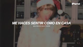 Taylor Swift  Christmas Tree Farm Español  Lyrics [upl. by Weber]